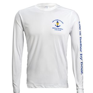 Performance White Long Sleeve Shirt